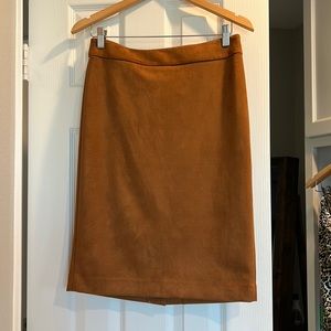 Ann Taylor Suede like pencil skirt NWT